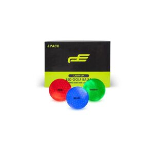 LED golf balls
